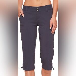NWT Columbia Women’s Grey Saturday Trail II Capris size 12